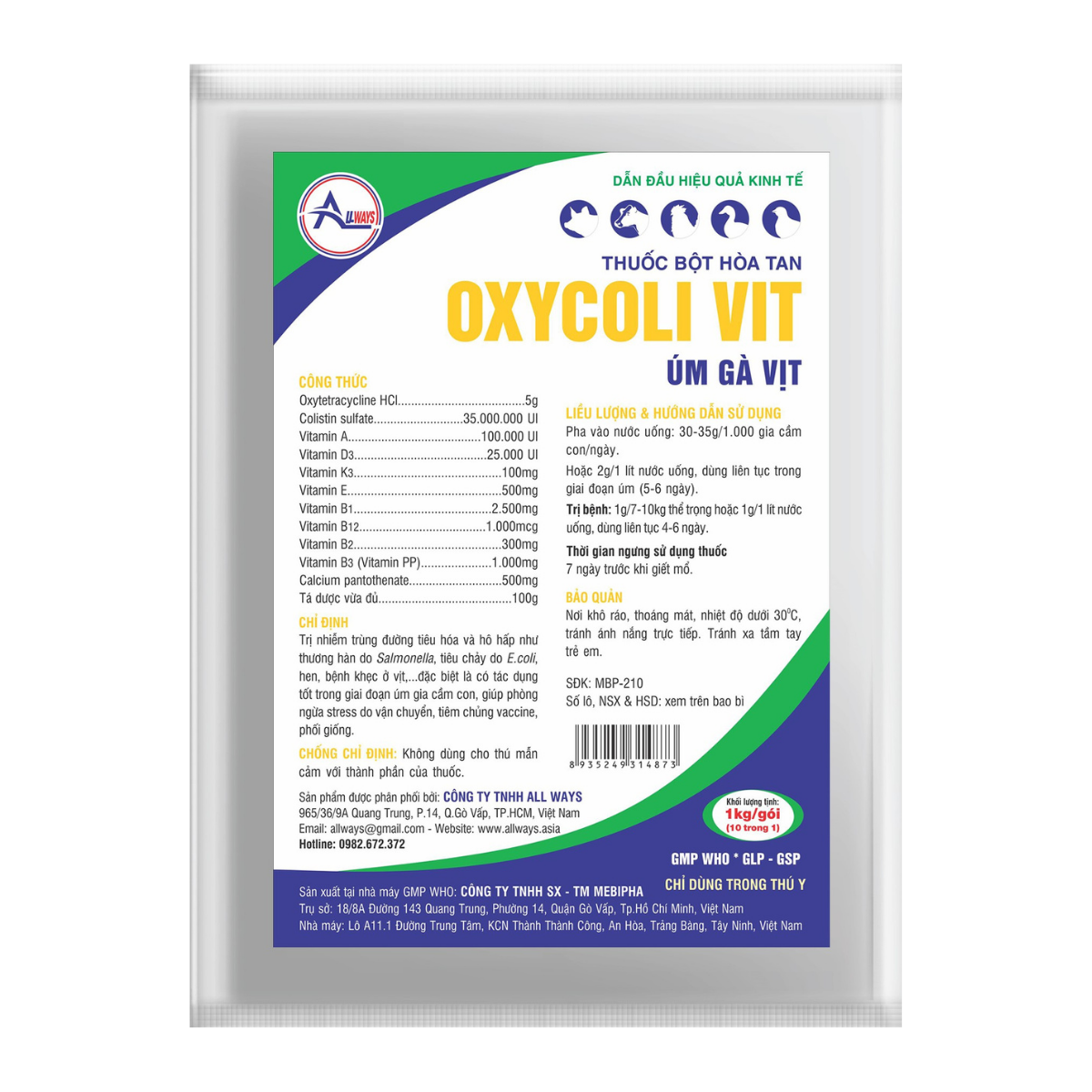 OXYCOLI VIT (10in1) 1kg